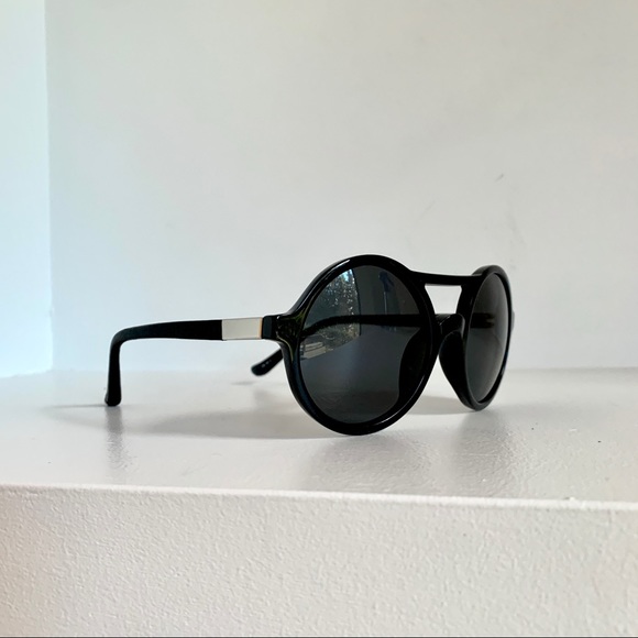 The Row x Linda farrow black round sunglasses - Picture 3 of 5